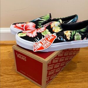 Vans Tropical Floral Slip-On Shoes